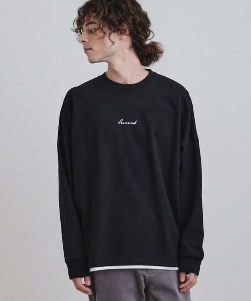 tk.TAKEO KIKUCHI / ティーケー タケオキクチ カットソー | ドルマンレイヤードスウェット | 詳細5