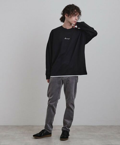 tk.TAKEO KIKUCHI / ティーケー タケオキクチ カットソー | ドルマンレイヤードスウェット | 詳細7