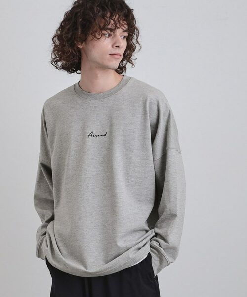 tk. TAKEO KIKUCHI/ティーケー タケオキクチ ドルマンレイヤードスウェット グレー(712) 03(L) tk. TAKEO KIKUCHI/ティーケー タケオキクチ ドルマンレイヤードスウェット グレー(712) 03(L)