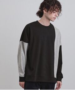 tk.TAKEO KIKUCHI / ティーケー タケオキクチ カットソー | 切り替えスウェット