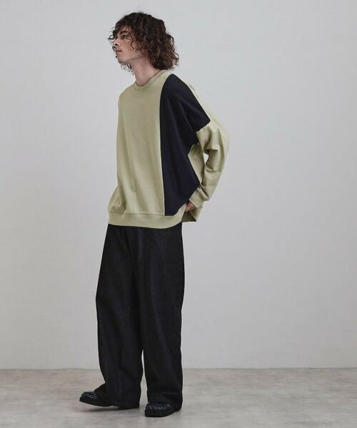 tk.TAKEO KIKUCHI / ティーケー タケオキクチ カットソー | 切り替えスウェット | 詳細11