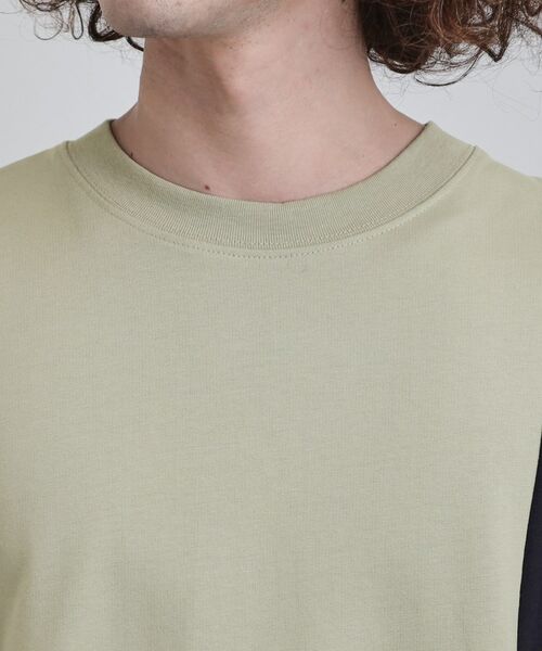 tk.TAKEO KIKUCHI / ティーケー タケオキクチ カットソー | 切り替えスウェット | 詳細16