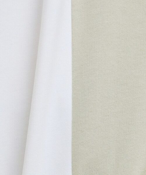 tk.TAKEO KIKUCHI / ティーケー タケオキクチ カットソー | 切り替えスウェット | 詳細4
