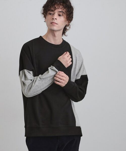 tk.TAKEO KIKUCHI / ティーケー タケオキクチ カットソー | 切り替えスウェット | 詳細5