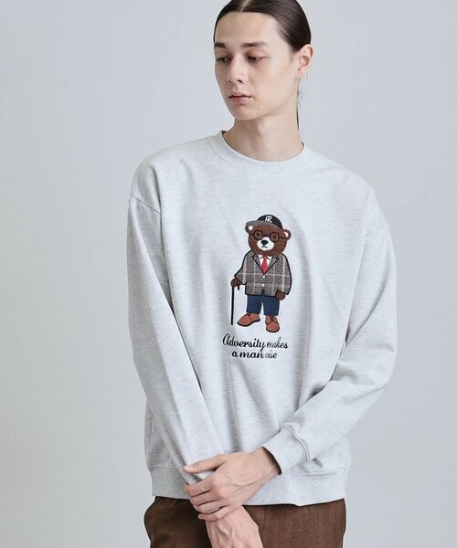 tk.TAKEO KIKUCHI / ティーケー タケオキクチ スウェット | クマサガラスウェット | 詳細1