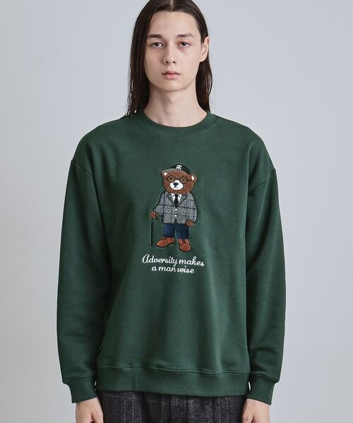 tk.TAKEO KIKUCHI / ティーケー タケオキクチ スウェット | クマサガラスウェット | 詳細13