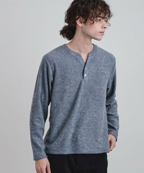 TAKEO KIKUCHI 黒 長袖カットソー 04/LL ハイゲージ モクロディ モックネック（カットソー） | TAKEO