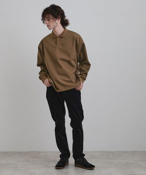 tk.TAKEO KIKUCHI / ティーケー タケオキクチ カットソー | ヘリンボンジャカードスキッパーポロシャツ | 詳細11