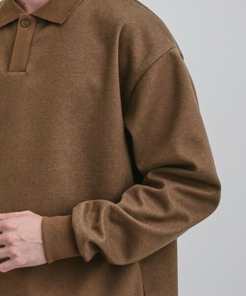 tk.TAKEO KIKUCHI / ティーケー タケオキクチ カットソー | ヘリンボンジャカードスキッパーポロシャツ | 詳細17