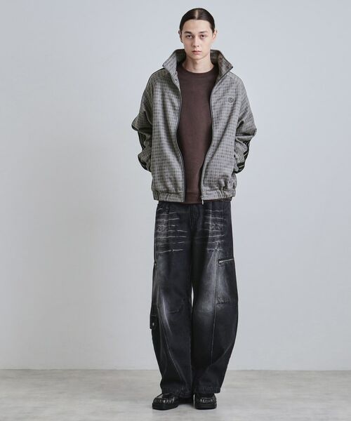 tk.TAKEO KIKUCHI / ティーケー タケオキクチ レザーブルゾン・ジャケット | フェイクスエードトラックジャージ | 詳細10