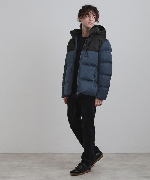 tk.TAKEO KIKUCHI / ティーケー タケオキクチ レザーブルゾン・ジャケット | ポリストレッチ中綿フードブルゾン | 詳細10