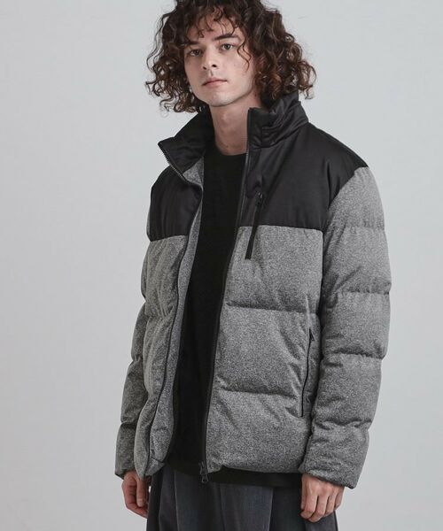 tk.TAKEO KIKUCHI / ティーケー タケオキクチ レザーブルゾン・ジャケット | ポリストレッチ中綿フードブルゾン | 詳細14