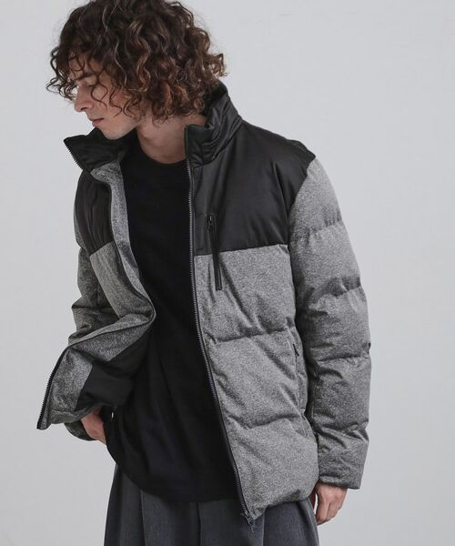 tk.TAKEO KIKUCHI / ティーケー タケオキクチ レザーブルゾン・ジャケット | ポリストレッチ中綿フードブルゾン | 詳細15