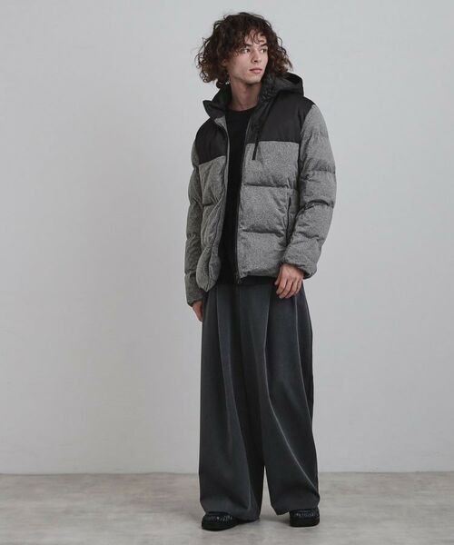 tk.TAKEO KIKUCHI / ティーケー タケオキクチ レザーブルゾン・ジャケット | ポリストレッチ中綿フードブルゾン | 詳細16