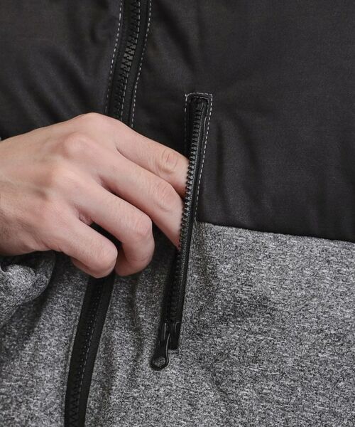 tk.TAKEO KIKUCHI / ティーケー タケオキクチ レザーブルゾン・ジャケット | ポリストレッチ中綿フードブルゾン | 詳細23
