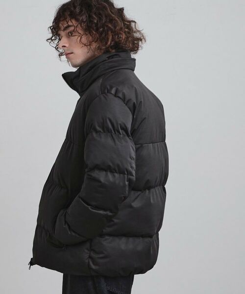 tk.TAKEO KIKUCHI / ティーケー タケオキクチ レザーブルゾン・ジャケット | ポリストレッチ中綿フードブルゾン | 詳細3