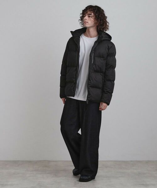 tk.TAKEO KIKUCHI / ティーケー タケオキクチ レザーブルゾン・ジャケット | ポリストレッチ中綿フードブルゾン | 詳細4