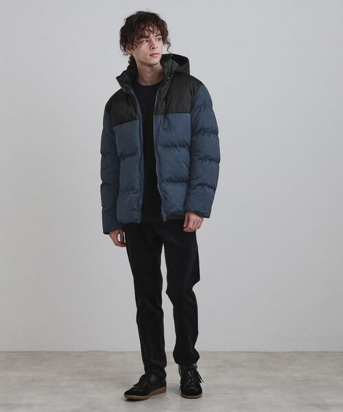 tk.TAKEO KIKUCHI / ティーケー タケオキクチ レザーブルゾン・ジャケット | ポリストレッチ中綿フードブルゾン | 詳細9