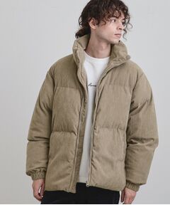 tk.TAKEO KIKUCHI / ティーケー タケオキクチ レザーブルゾン・ジャケット | 中綿スタンドコーデュロイブルゾン