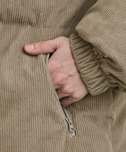 tk.TAKEO KIKUCHI / ティーケー タケオキクチ レザーブルゾン・ジャケット | 中綿スタンドコーデュロイブルゾン | 詳細14