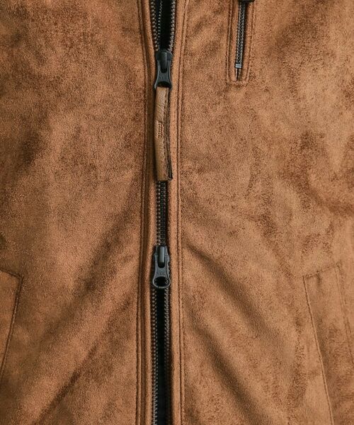 tk.TAKEO KIKUCHI / ティーケー タケオキクチ レザーブルゾン・ジャケット | 中綿スエードキルトフードブルゾン | 詳細24