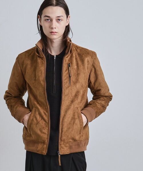 tk.TAKEO KIKUCHI / ティーケー タケオキクチ レザーブルゾン・ジャケット | 中綿スエードキルトフードブルゾン | 詳細8
