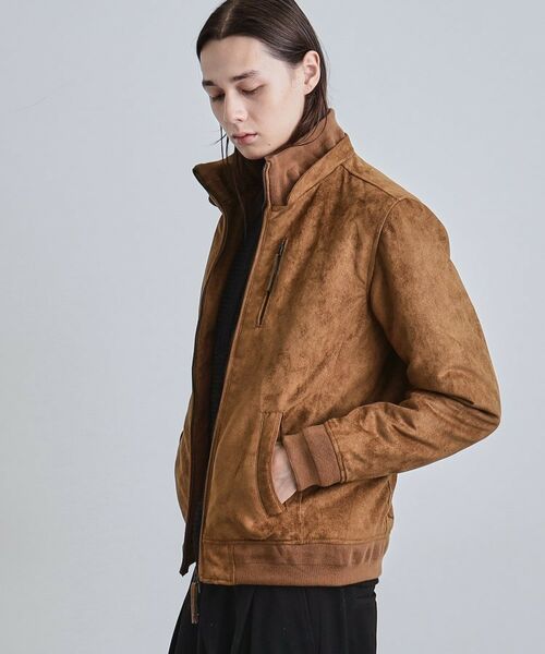 tk.TAKEO KIKUCHI / ティーケー タケオキクチ レザーブルゾン・ジャケット | 中綿スエードキルトフードブルゾン | 詳細9