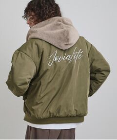 tk.TAKEO KIKUCHI / ティーケー タケオキクチ レザーブルゾン・ジャケット | 【2WAY】リバーシブルMA1＆フェイクファーブルゾン