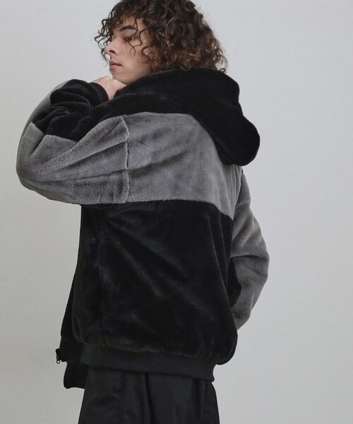 tk.TAKEO KIKUCHI / ティーケー タケオキクチ レザーブルゾン・ジャケット | 【2WAY】リバーシブルMA1＆フェイクファーブルゾン | 詳細10