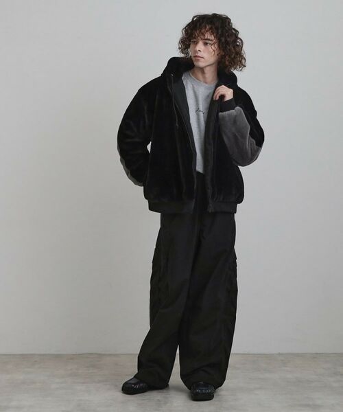 tk.TAKEO KIKUCHI / ティーケー タケオキクチ レザーブルゾン・ジャケット | 【2WAY】リバーシブルMA1＆フェイクファーブルゾン | 詳細11