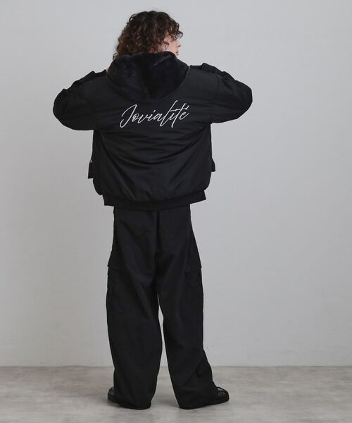 tk.TAKEO KIKUCHI / ティーケー タケオキクチ レザーブルゾン・ジャケット | 【2WAY】リバーシブルMA1＆フェイクファーブルゾン | 詳細12