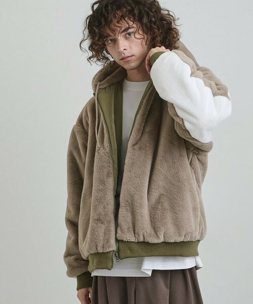 tk.TAKEO KIKUCHI / ティーケー タケオキクチ レザーブルゾン・ジャケット | 【2WAY】リバーシブルMA1＆フェイクファーブルゾン | 詳細17