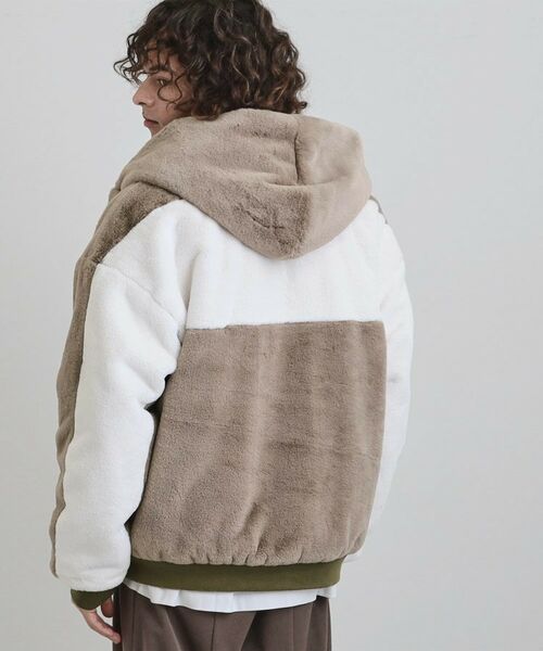 tk.TAKEO KIKUCHI / ティーケー タケオキクチ レザーブルゾン・ジャケット | 【2WAY】リバーシブルMA1＆フェイクファーブルゾン | 詳細18