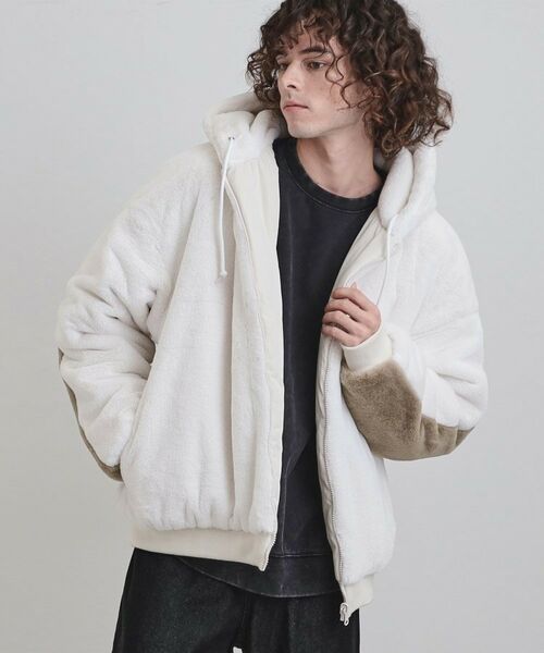 tk.TAKEO KIKUCHI / ティーケー タケオキクチ レザーブルゾン・ジャケット | 【2WAY】リバーシブルMA1＆フェイクファーブルゾン | 詳細2