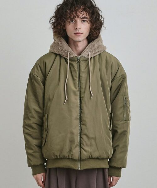 tk.TAKEO KIKUCHI / ティーケー タケオキクチ レザーブルゾン・ジャケット | 【2WAY】リバーシブルMA1＆フェイクファーブルゾン | 詳細23