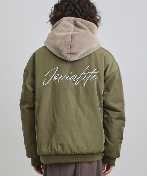 tk.TAKEO KIKUCHI / ティーケー タケオキクチ レザーブルゾン・ジャケット | 【2WAY】リバーシブルMA1＆フェイクファーブルゾン | 詳細25