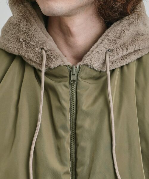 tk.TAKEO KIKUCHI / ティーケー タケオキクチ レザーブルゾン・ジャケット | 【2WAY】リバーシブルMA1＆フェイクファーブルゾン | 詳細26