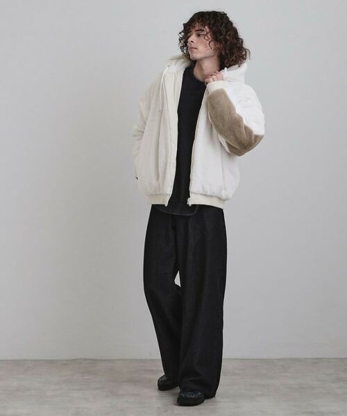 tk.TAKEO KIKUCHI / ティーケー タケオキクチ レザーブルゾン・ジャケット | 【2WAY】リバーシブルMA1＆フェイクファーブルゾン | 詳細4