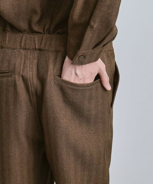 tk.TAKEO KIKUCHI / ティーケー タケオキクチ パンツ | ウール調ヘリンボンイージーパンツ | 詳細18