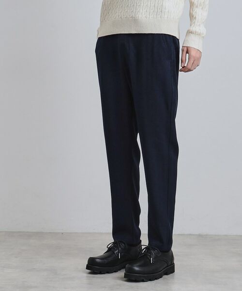 tk.TAKEO KIKUCHI / ティーケー タケオキクチ パンツ | ウール調ヘリンボンイージーパンツ | 詳細9