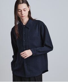 tk.TAKEO KIKUCHI / ティーケー タケオキクチ シャツ・ブラウス | ウール調へリンボンシャツ