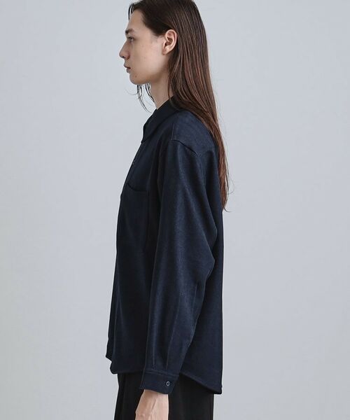 tk.TAKEO KIKUCHI / ティーケー タケオキクチ シャツ・ブラウス | ウール調へリンボンシャツ | 詳細14