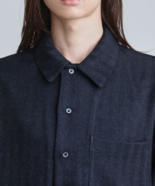 tk.TAKEO KIKUCHI / ティーケー タケオキクチ シャツ・ブラウス | ウール調へリンボンシャツ | 詳細16