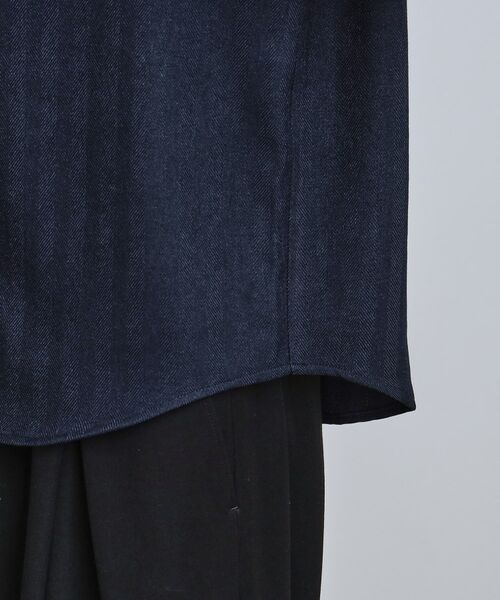 tk.TAKEO KIKUCHI / ティーケー タケオキクチ シャツ・ブラウス | ウール調へリンボンシャツ | 詳細19