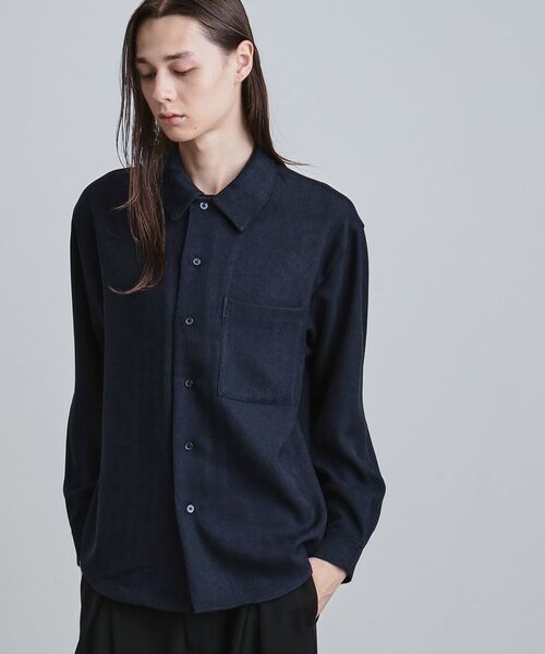 tk.TAKEO KIKUCHI / ティーケー タケオキクチ シャツ・ブラウス | ウール調へリンボンシャツ | 詳細9