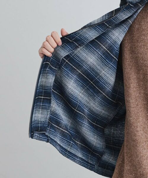 tk.TAKEO KIKUCHI / ティーケー タケオキクチ シャツ・ブラウス | モールチェックZIPシャツ | 詳細10