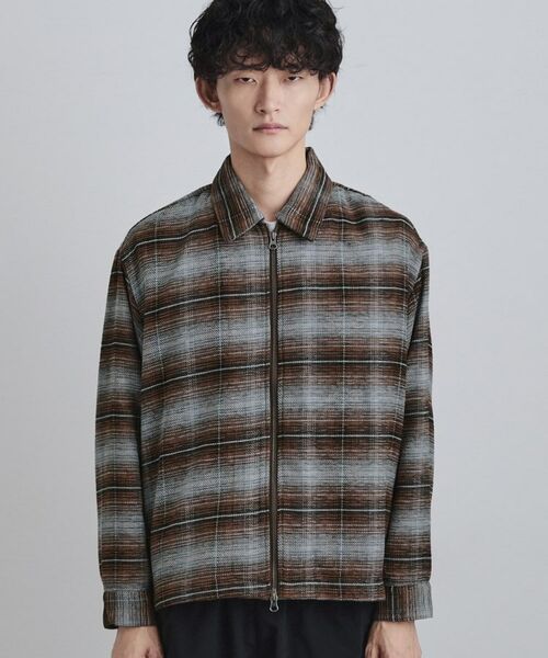 tk.TAKEO KIKUCHI / ティーケー タケオキクチ シャツ・ブラウス | モールチェックZIPシャツ | 詳細15
