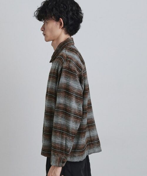tk.TAKEO KIKUCHI / ティーケー タケオキクチ シャツ・ブラウス | モールチェックZIPシャツ | 詳細16