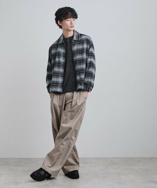tk.TAKEO KIKUCHI / ティーケー タケオキクチ シャツ・ブラウス | モールチェックZIPシャツ | 詳細2