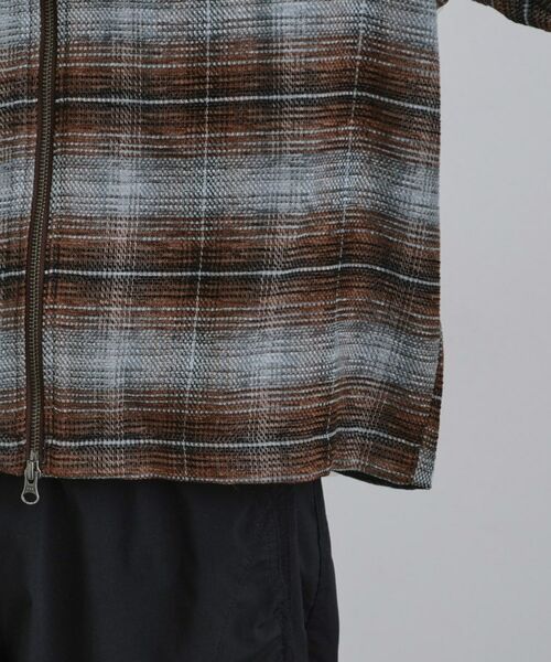 tk.TAKEO KIKUCHI / ティーケー タケオキクチ シャツ・ブラウス | モールチェックZIPシャツ | 詳細21